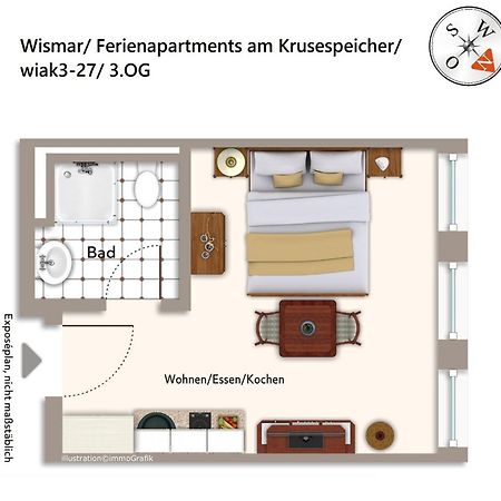 Ferienapartments Am Krusespeicher Ferienapartments Am Krusespeicher 3-27 Wismar Bagian luar foto